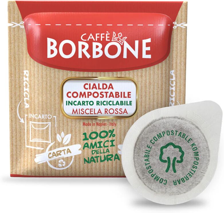 Caffè Borbone 50 Cialde Miscela Rossa compatibili con sistema ESE 44mm