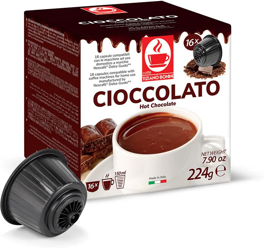 Caffè Bonini 48 Capsule Cioccolato compatibili con sistema NESCAFÉ® Dolce Gusto®