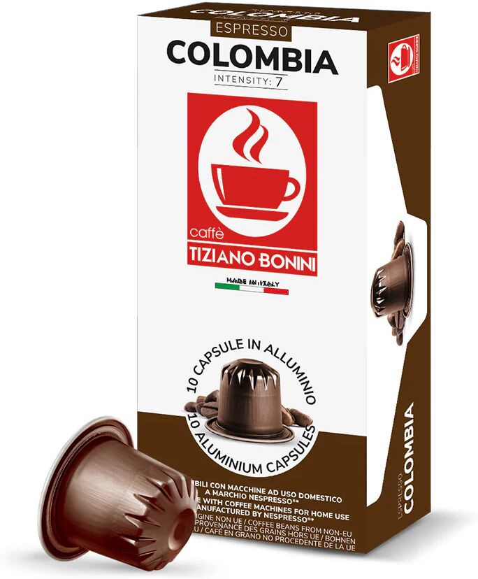 Caffè Bonini 100 Capsule Colombia Alluminio compatibili con sistema Nespresso®