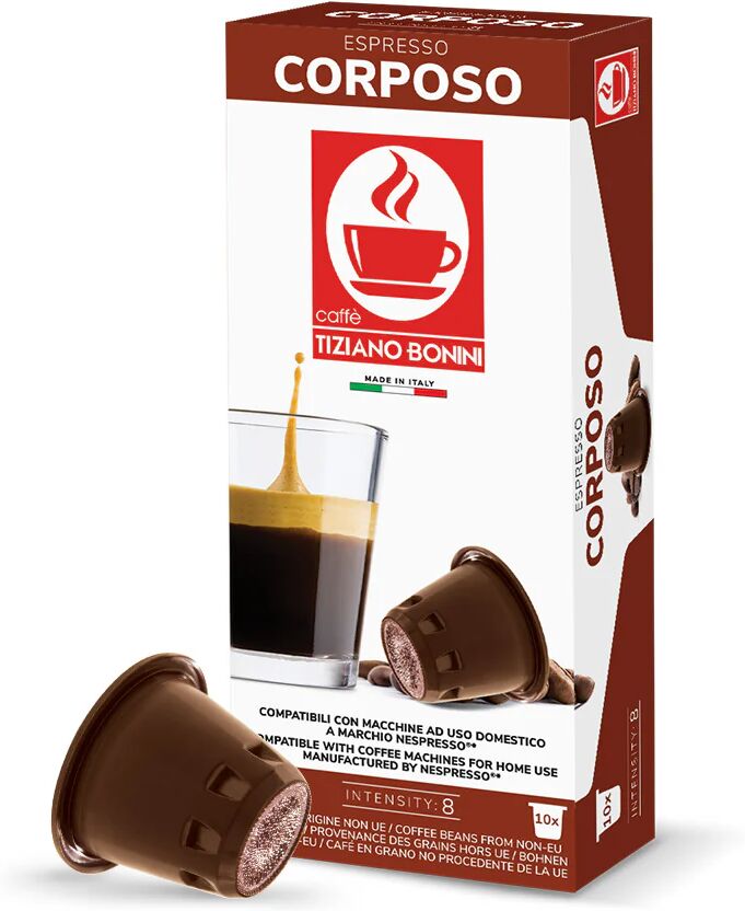 Caffè Bonini 100 Capsule Corposo compatibili con sistema Nespresso®