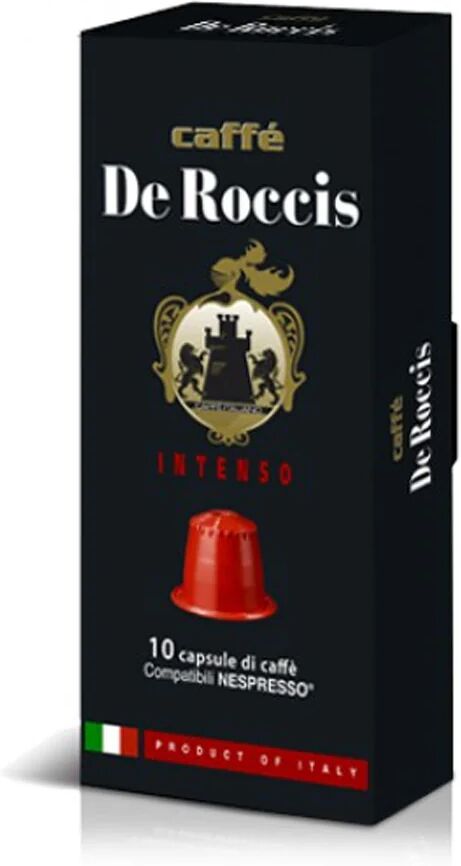 De Roccis 50 Capsule Intenso compatibili con sistema Nespresso®