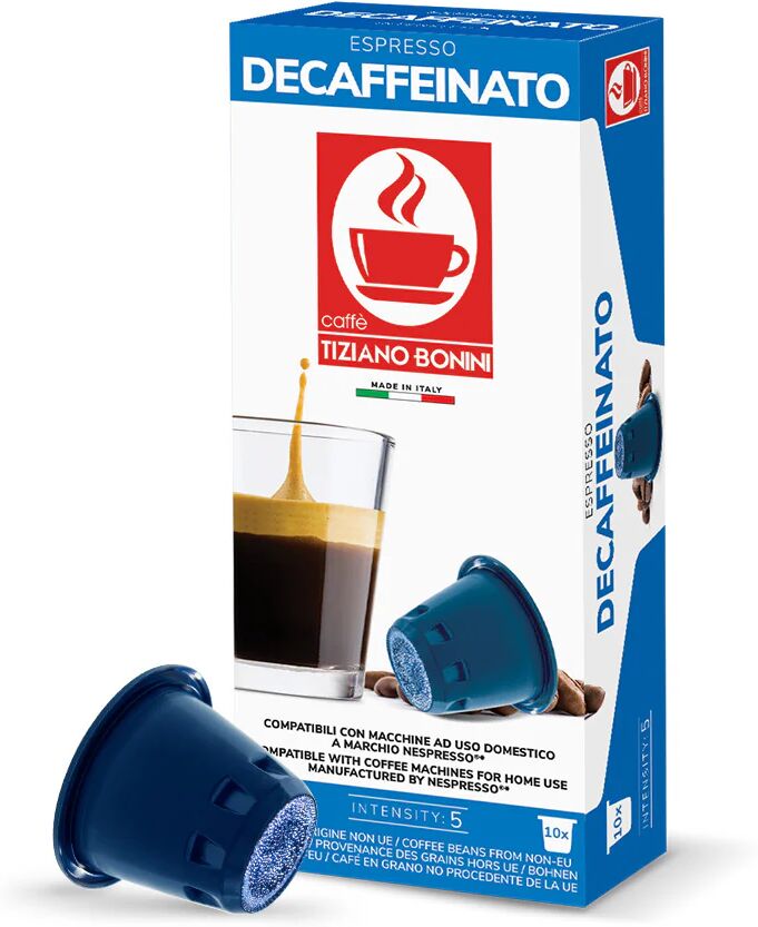 Caffè Bonini 100 Capsule Decaffeinato compatibili con sistema Nespresso®