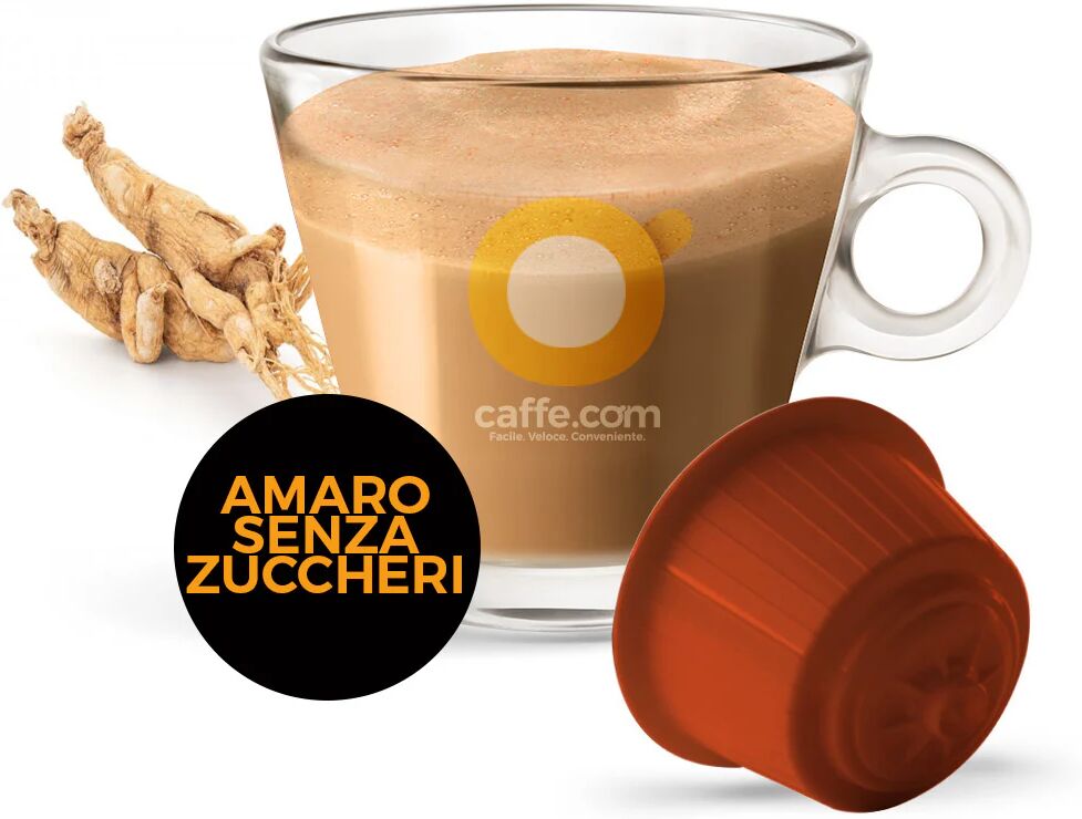 Gimoka 16 Capsule Ginseng Amaro compatibili con sistema NESCAFÉ® Dolce Gusto®