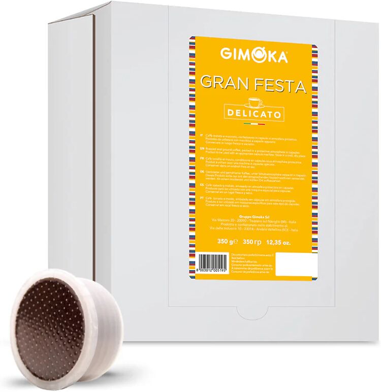 Gimoka 50 Capsule Gran Festa compatibili con sistema Lavazza Espresso Point