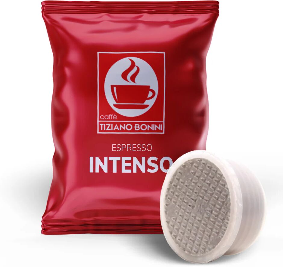 Caffè Bonini 100 Capsule Intenso compatibili con sistema Aroma Vero, Fior Fiore Coop, sistema Espresso Tuo, Martello cafe