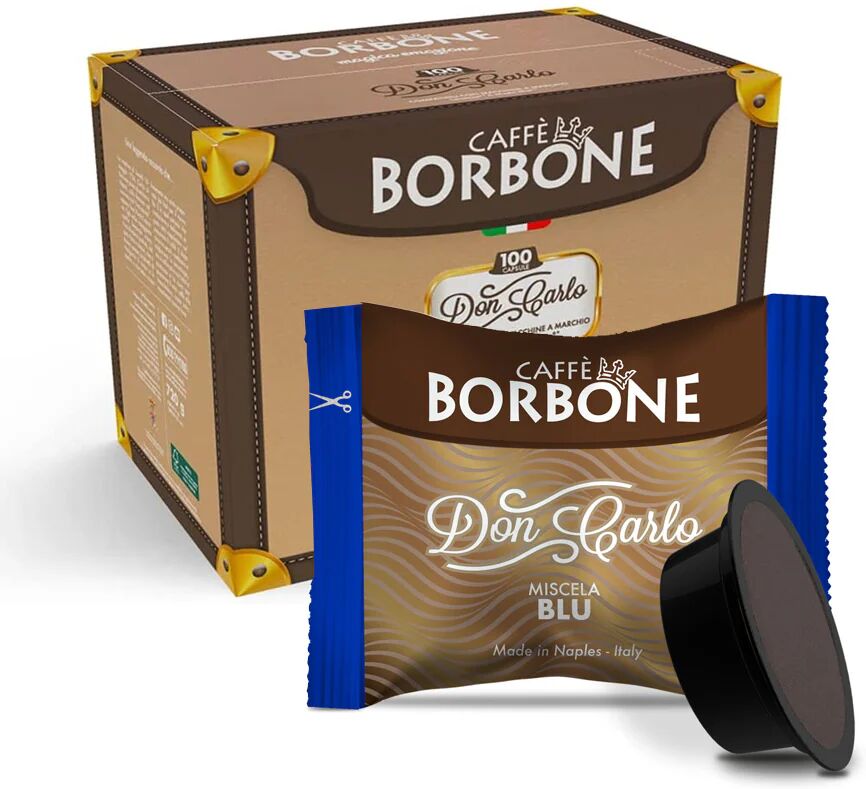 Caffè Borbone 50 Capsule Lavazza Amm Miscela Blu compatibili con sistema Lavazza a Modo Mio