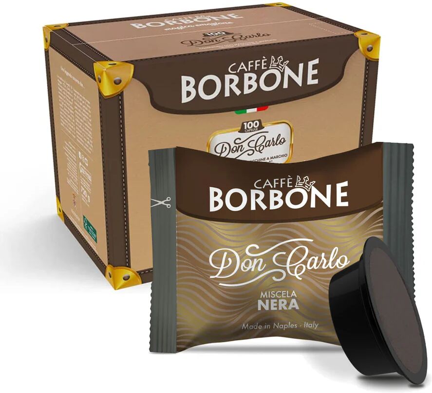 Caffè Borbone 50 Capsule Miscela Nera compatibili con sistema Lavazza a Modo Mio