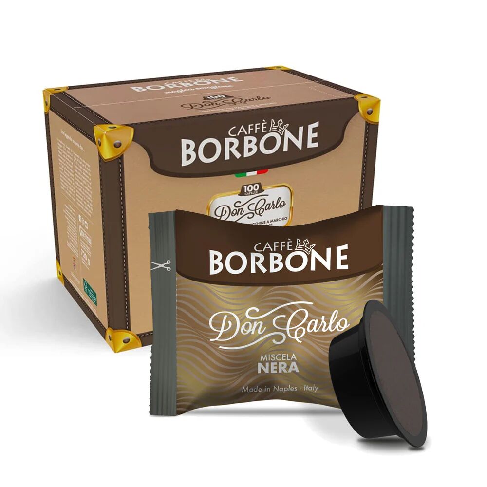 Caffè Borbone 50 Capsule Miscela Nera compatibili con sistema Lavazza a Modo Mio