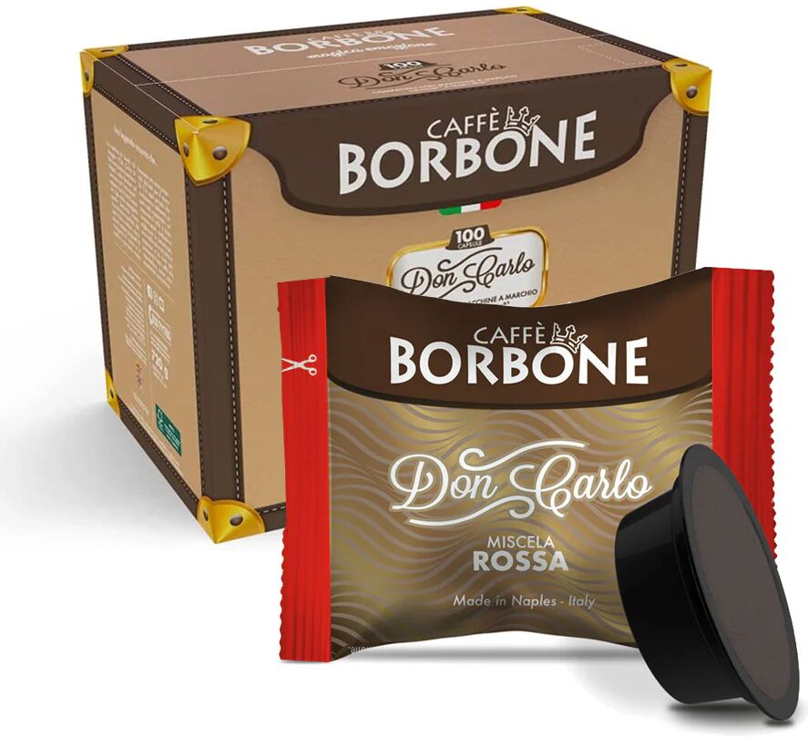 Caffè Borbone 50 Capsule Miscela Rossa compatibili con sistema Lavazza a Modo Mio