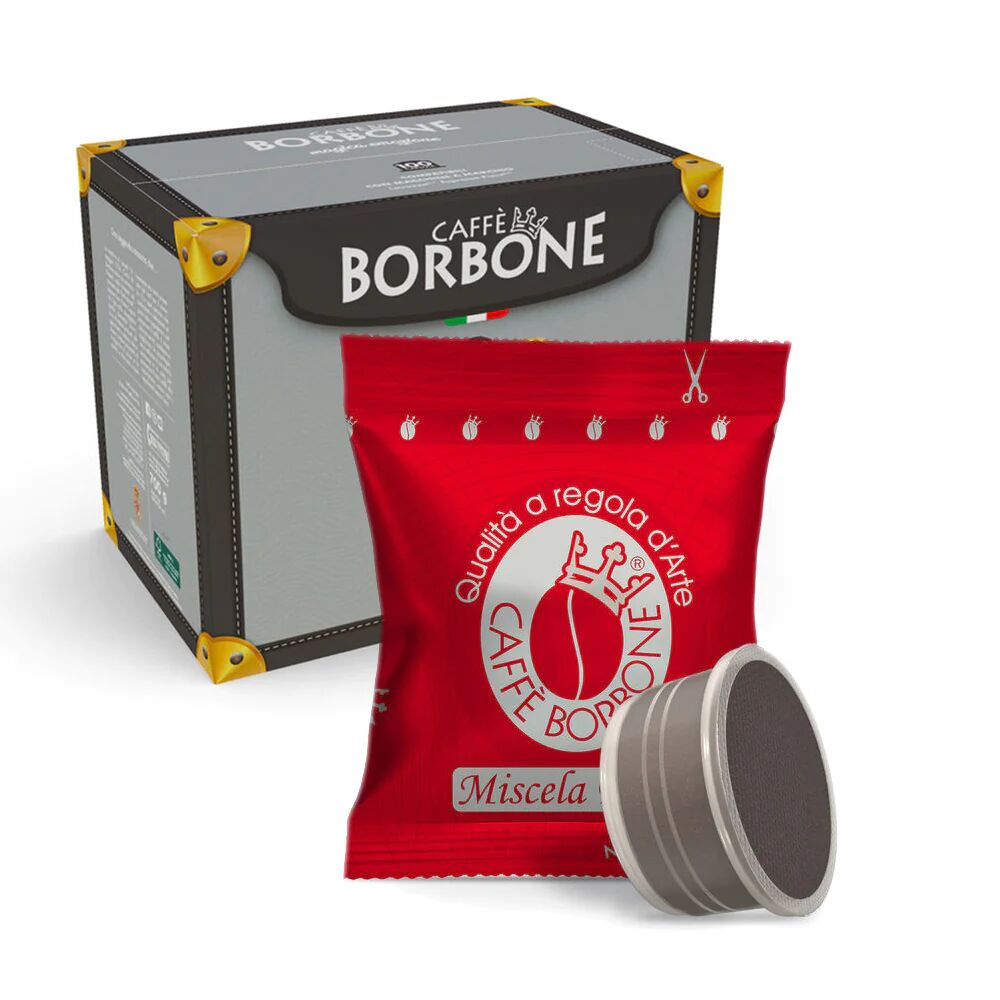 Caffè Borbone 50 Capsule Miscela Rossa compatibili con sistema Lavazza Espresso Point