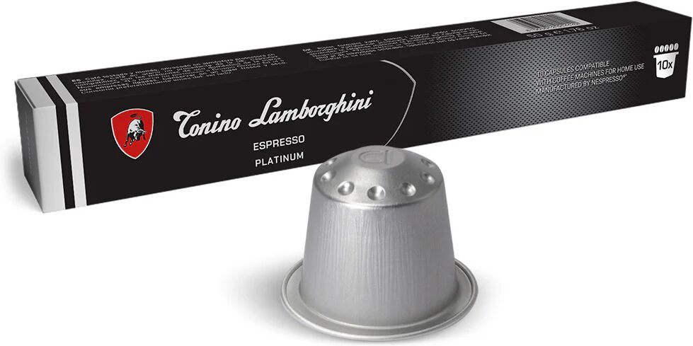 Tonino Lamborghini 10 Capsule Platinum compatibili con sistema Nespresso®