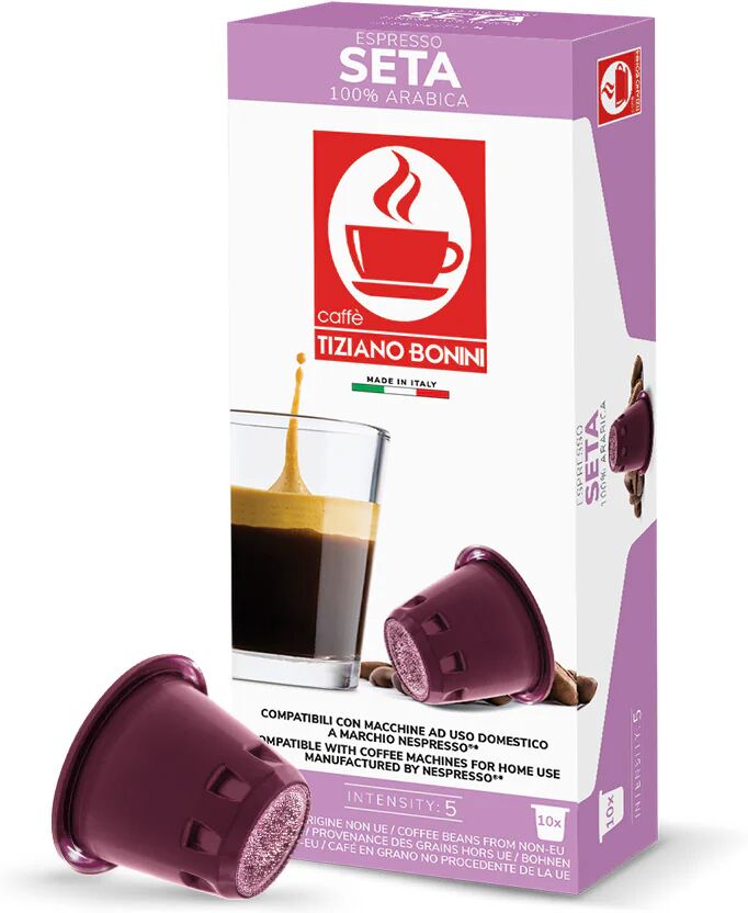 Caffè Bonini 100 Capsule Seta compatibili con sistema Nespresso®