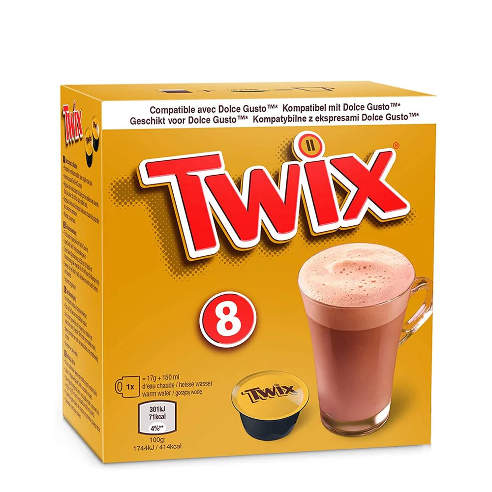 MARS 8 Capsule Twix compatibili con sistema NESCAFÉ® Dolce Gusto®