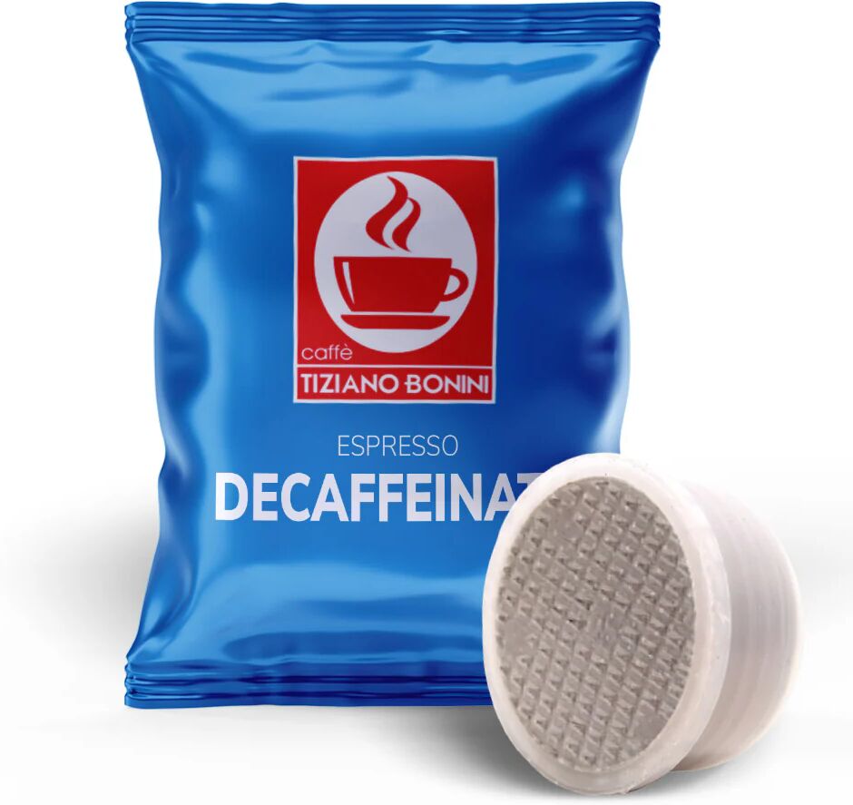 Caffè Bonini 100 Capsule Decaffeinato compatibili con sistema Aroma Vero, Fior Fiore Coop, sistema Espresso Tuo, Martello cafe