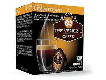 Caffè Tre Venezie 16 capsule Leon D'oro per Lavazza a Modo Mio