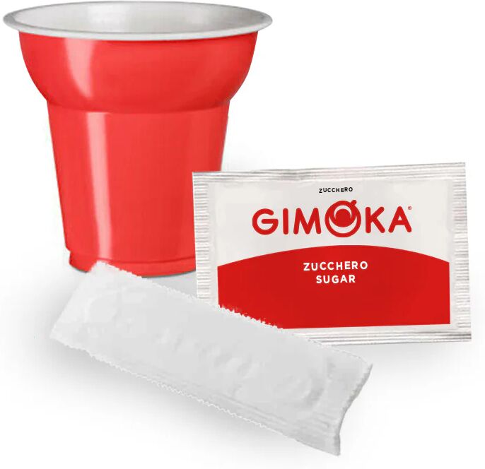 gimoka 50 pezzi kit zucchero bicchieri e palette