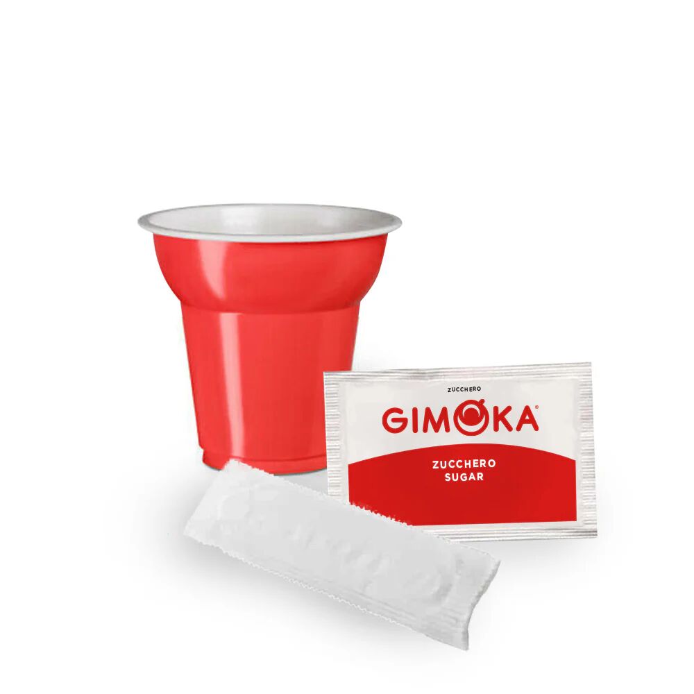 Gimoka 50 Pezzi Kit Zucchero Bicchieri E Palette