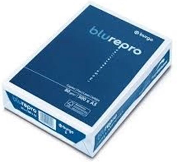 BURGO Carta 80 gr,  Opaca, 500 Fogli A5 (14,8 x 21 cm)