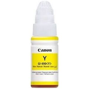 Canon GI 490Y - Flacone di inchiostro originale Giallo Contenuto 70 ml.