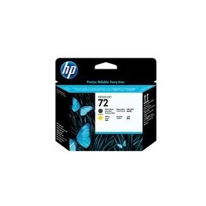 HP Originale Cartuccia Hewlett Packard 72 nero + giallo  C9384A