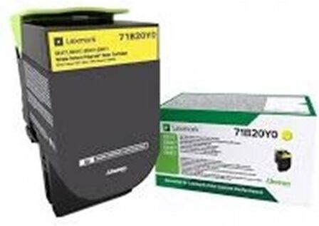 Lexmark 71B20Y0 Toner giallo  Originale