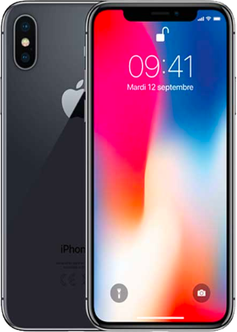 Apple iPhone X 64 GB Grigio siderale grade C