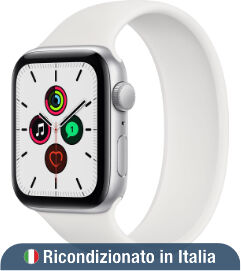 Apple Watch SE 44 mm Argento GPS grade B