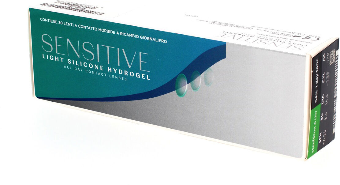 coopervision lenti a contatto giornaliere sensitive light silicone hydrogel (30 lenti)