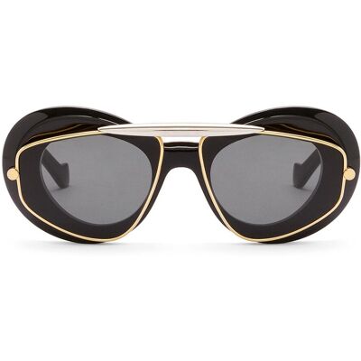 Loewe Occhiali da Sole Double Frame LW40120I 01A Loewe Occhiali da Sole Double Frame LW40120I 01A