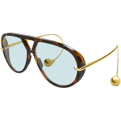 Bottega Veneta Occhiali da Sole Drop Aviator BV1273S 007 Bottega Veneta Occhiali da Sole Drop Aviator BV1273S 007