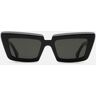 Retrosuperfuture Occhiali da Sole Coccodrillo Black 2GS