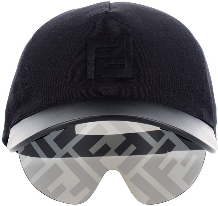 Fendi Occhiali da Sole Mascherina FE40022U 0005C Cappello Baseball Integrato