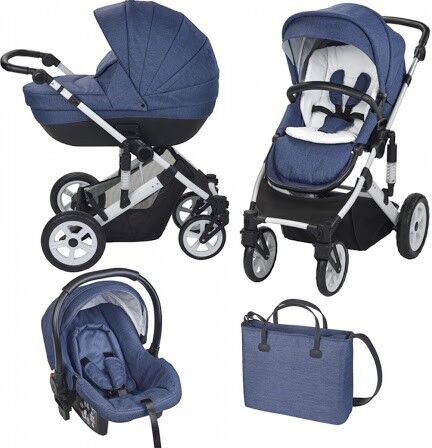 Plebani Trio  Blu con Telaio Silver