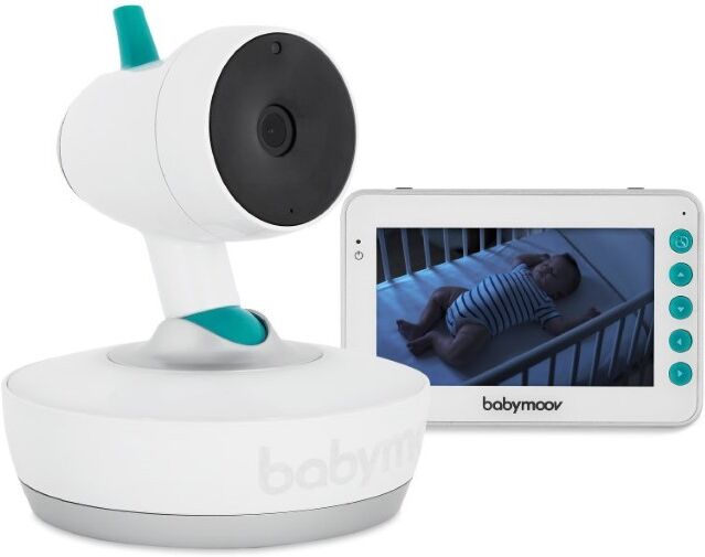 Babymoov Video - Babyphone Yoo-Moov - Motorizzato 360° + Cuscino Lovenest in OMAGGIO