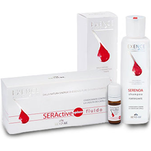 REVIVRE Seractive Fluido Plus  12 Fiale Da 6 Ml + Serenoa Shampoo  200ml Trattamento Capelli Anticaduta