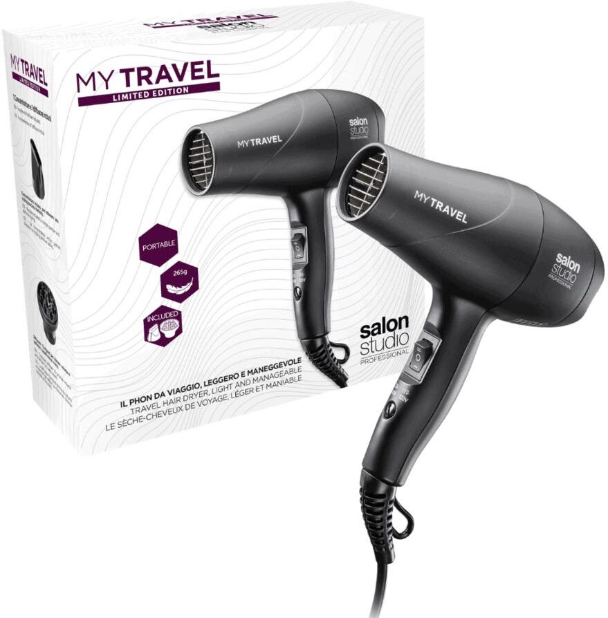 salon studio professional mytravel phon da viaggio nero