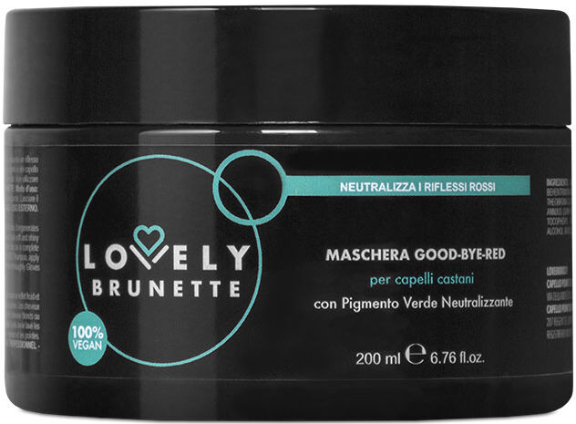 Lovely Brunette Maschera Good-Bye-Red