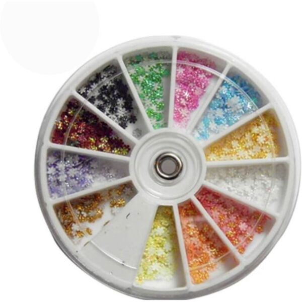 nail studio nail art fabric flowerwheel 12 colors