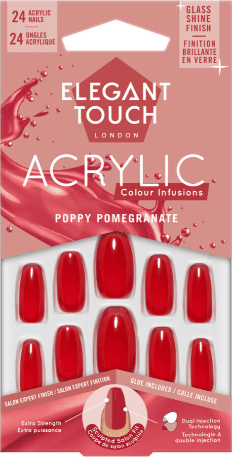 elegant touch poppy pomegranate