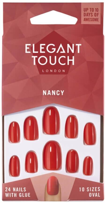 elegant touch polish nails nancy oval