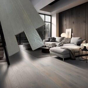 €29,90mq * STOCK GARBELOTTO * Lotto da 47mq di Parquet rovere Grigio ISCHIA 10x90x500/900