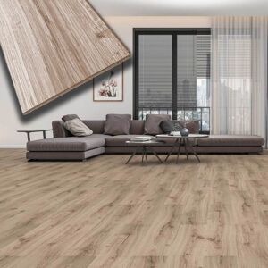 Eternal Parquet Pavimento in laminato 7mm Click Spazzolato DISCOLORED OAK 197x1205 - 10 anni garanzia