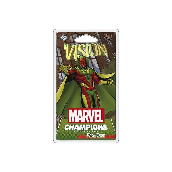 asmodee marvel champions lcg: vision - pack eroe