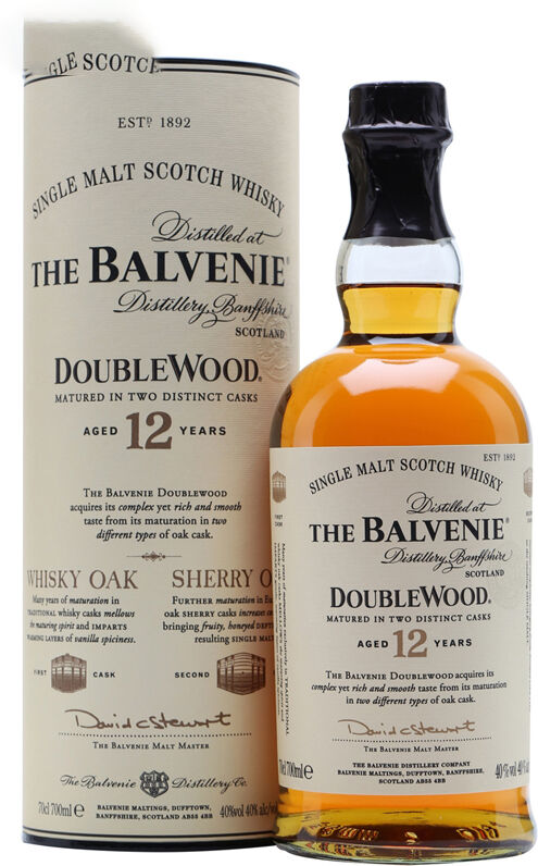 Single Malt Scotch Whisky 12 Years DoubleWood The Balvenie