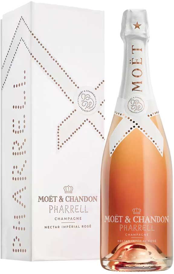 Nectar Impérial Rosè Pharrell Williams Limited Edition Champagne AOC Moet & Chandon 1 Nectar Impérial Rosè Pharrell Williams Limited Edition Champagne AOC Moet & Chandon