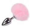 Alive Plug Anale Coda di Coniglio Fluffy L Rosa