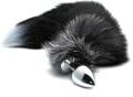 Alive Plug Anale Coda di Volpe L Black &amp; White Fox Tail