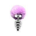 Alive Plug Anale Coda di Coniglio Fluffy Twist L Rosa