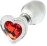 Lovehoney Plug Anale Medium Cuore di Vetro Sensual Glass