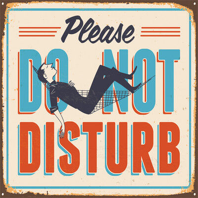 Inspire Quadro su tela Do Not Disturb 50x50 cm